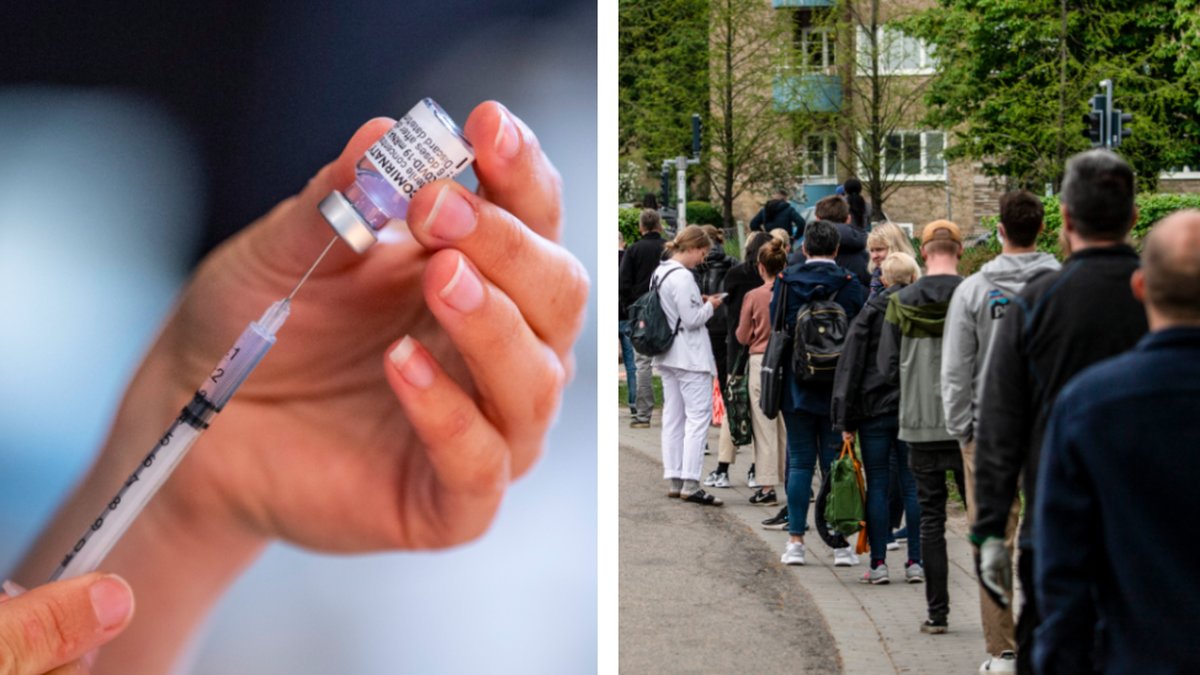 Gävleborg har gett flest personer sin första dos vaccin.